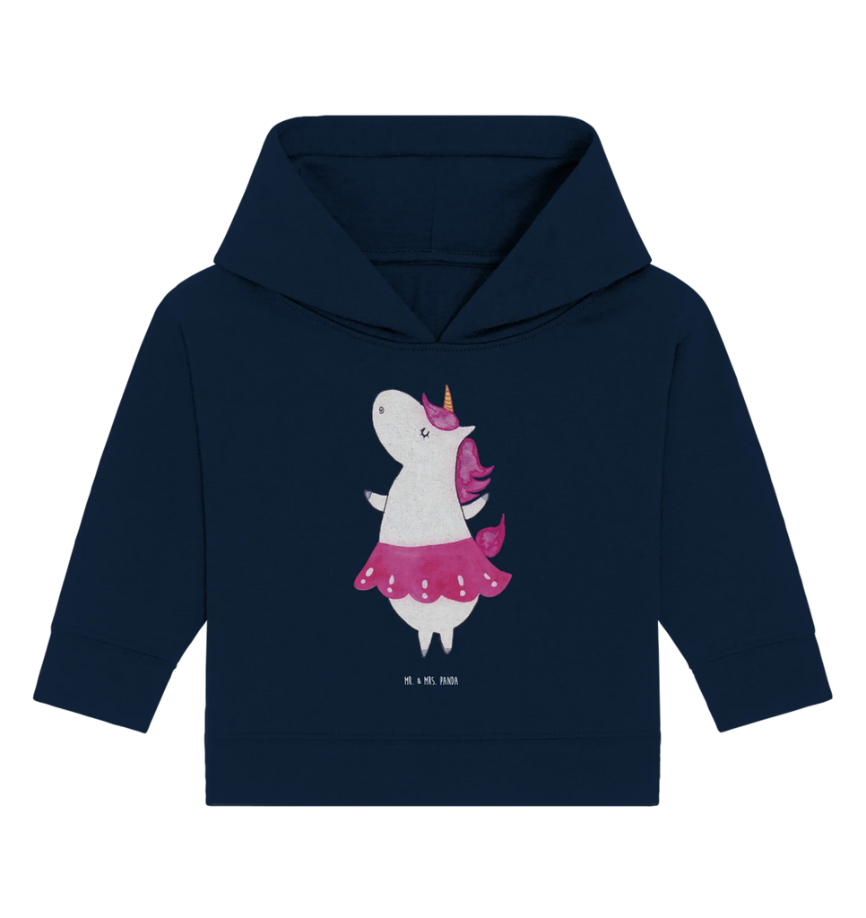 Organic Baby Hoodie Einhorn Ballerina Baby Kapuzenshirt, Baby Kapuzensweatshirt, Baby Hoodie, Baby Pullover, Einhorn, Einhörner, Einhorn Deko, Pegasus, Unicorn, Tanzen, Ballerina, Party, Wohnung, Spaß, Feiern, Geburtstag, Tänzerin, Lebenslust, Lebensfreude