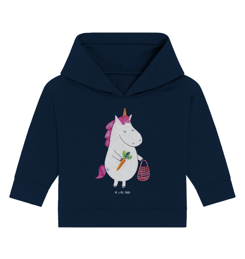 Organic Baby Hoodie Einhorn Gemüse Baby Kapuzenshirt, Baby Kapuzensweatshirt, Baby Hoodie, Baby Pullover, Einhorn, Einhörner, Einhorn Deko, Pegasus, Unicorn, Biomarkt, Gemüse, Wochenmarkt