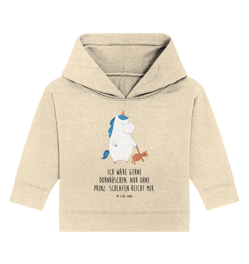 Organic Baby Hoodie Einhorn Teddy Baby Kapuzenshirt, Baby Kapuzensweatshirt, Baby Hoodie, Baby Pullover, Einhorn, Einhörner, Einhorn Deko, Pegasus, Unicorn, schlafen, gute Nacht, Single, Bett, Träumen, Freundin, Singleleben