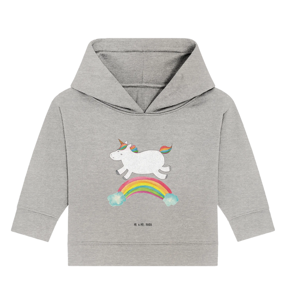 Organic Baby Hoodie Einhorn Regenbogen Baby Kapuzenshirt, Baby Kapuzensweatshirt, Baby Hoodie, Baby Pullover, Einhorn, Einhörner, Einhorn Deko, Pegasus, Unicorn, Regenbogen, Glitzer, Einhornpower, Erwachsenwerden, Einhornautobahn