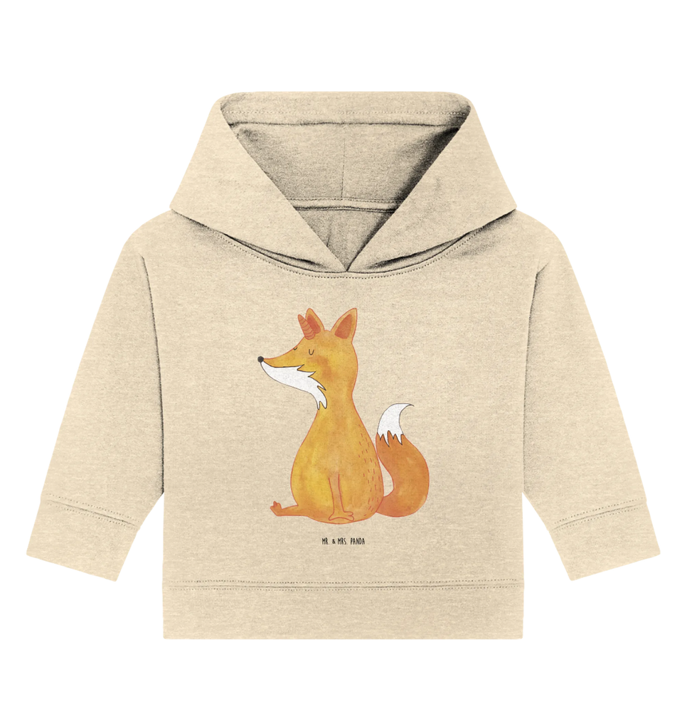 Organic Baby Hoodie Einhorn Fuchs Baby Kapuzenshirt, Baby Kapuzensweatshirt, Baby Hoodie, Baby Pullover, Einhorn, Einhörner, Einhorn Deko, Pegasus, Unicorn, Fuchs, Unicorns, Fuchshörnchen, Fuchshorn, Foxycorn, Füchse