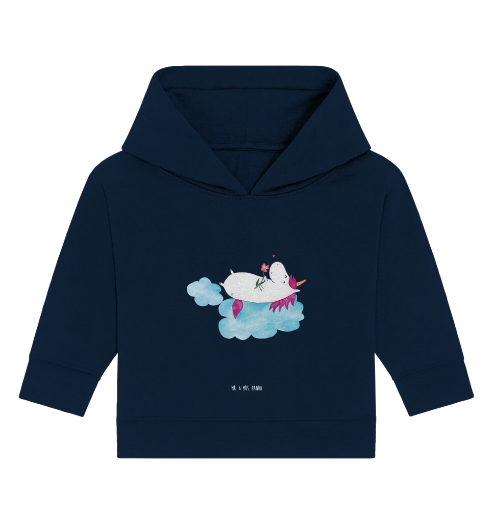 Organic Baby Hoodie Einhorn Verliebt Baby Kapuzenshirt, Baby Kapuzensweatshirt, Baby Hoodie, Baby Pullover, Einhorn, Einhörner, Einhorn Deko, Pegasus, Unicorn, verliebt, Liebe, Liebesbeweis, Freundin, Wolke