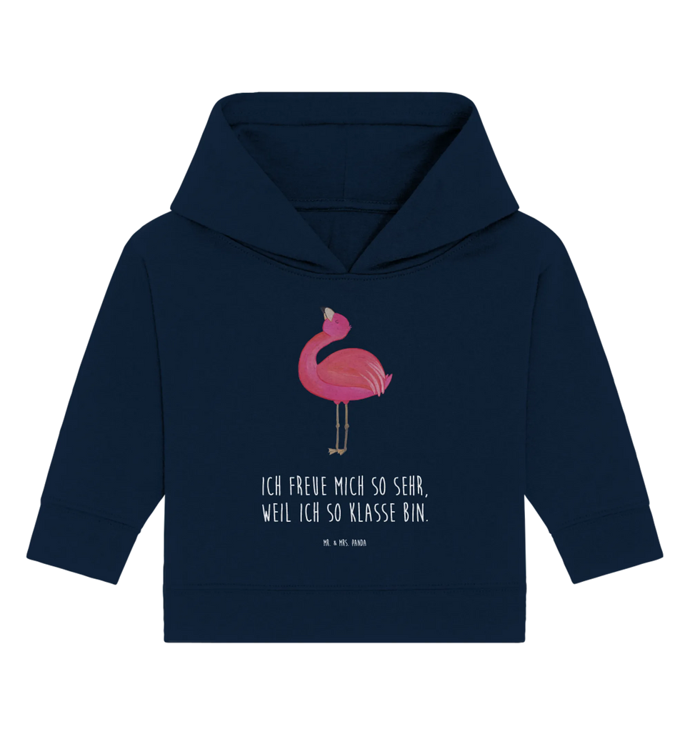 Organic Baby Hoodie Flamingo Stolz Baby Kapuzenshirt, Baby Kapuzensweatshirt, Baby Hoodie, Baby Pullover, Flamingo, stolz, Freude, Selbstliebe, Selbstakzeptanz, Freundin, beste Freundin, Tochter, Mama, Schwester