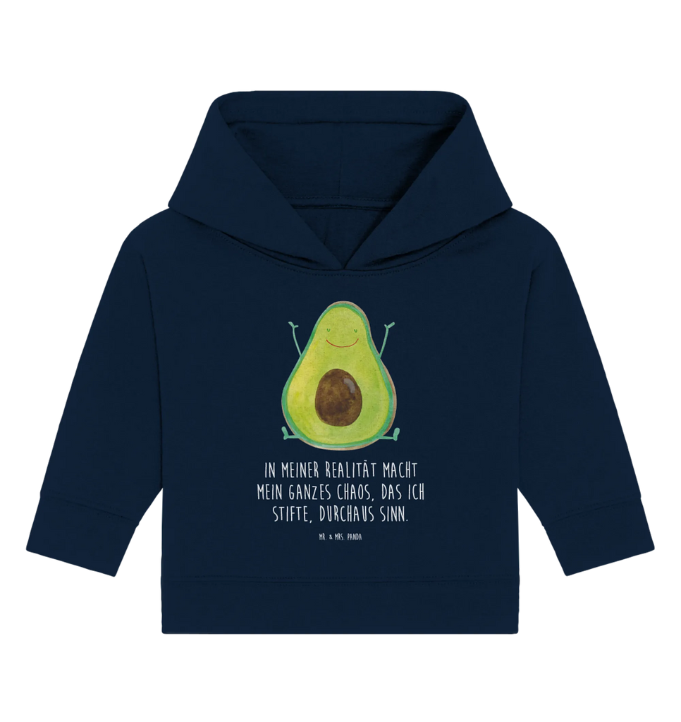 Organic Baby Hoodie Avocado Glücklich Baby Kapuzenshirt, Baby Kapuzensweatshirt, Baby Hoodie, Baby Pullover, Avocado, Veggie, Vegan, Gesund, Chaos