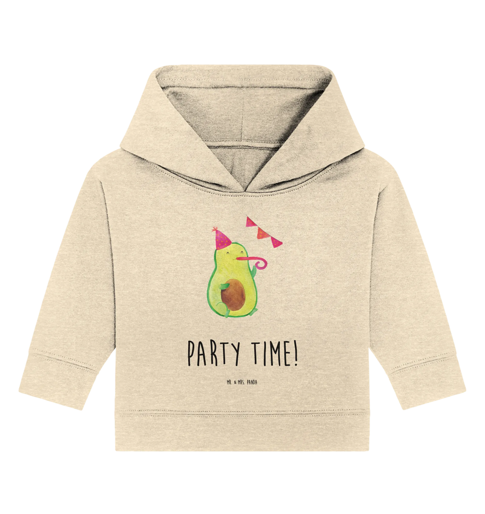 Organic Baby Hoodie Avocado Party Zeit Baby Kapuzenshirt, Baby Kapuzensweatshirt, Baby Hoodie, Baby Pullover, Avocado, Veggie, Vegan, Gesund