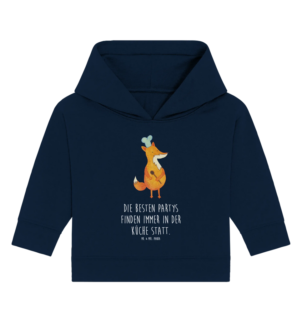 Organic Baby Hoodie Fuchs Koch Baby Kapuzenshirt, Baby Kapuzensweatshirt, Baby Hoodie, Baby Pullover, Fuchs, Füchse, Koch Geschenk, Küche Spruch, Küche Deko, Köche, Bäcker, Party Spruch, Spruch lustig, witzig