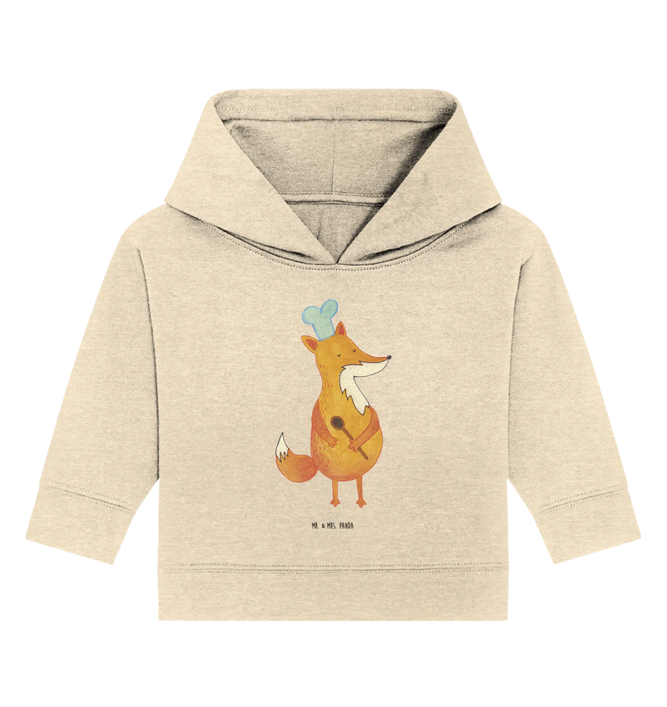 Organic Baby Hoodie Fuchs Koch Baby Kapuzenshirt, Baby Kapuzensweatshirt, Baby Hoodie, Baby Pullover, Fuchs, Füchse, Koch Geschenk, Küche Spruch, Küche Deko, Köche, Bäcker, Party Spruch, Spruch lustig, witzig