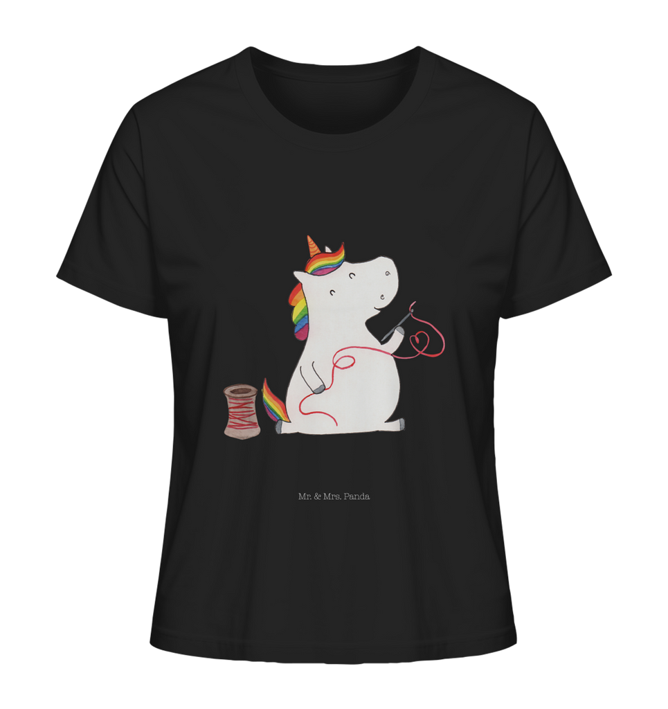 Shirt Damen Einhorn Näherin T-Shirt, Shirt, Tshirt, Lustiges T-Shirt, T-Shirt mit Spruch, Party, Junggesellenabschied, Jubiläum, Geburstag, Herrn, Damen, Männer, Frauen, Schlafshirt, Nachthemd, Sprüche, Einhorn, Einhörner, Einhorn Deko, Pegasus, Unicorn, Näherin, nähen, Mädchen, Freundin, Häkeln, Stricken, basteln, Nähzimmer