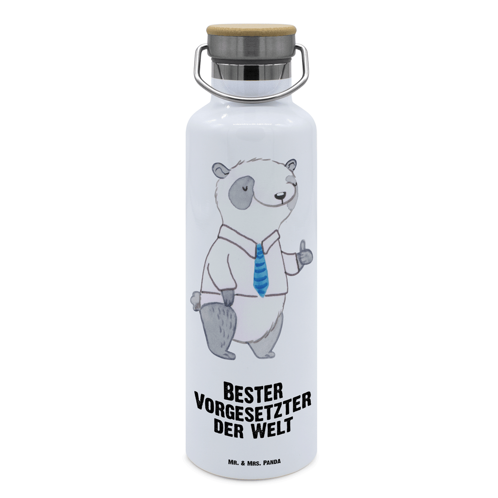 Trinkflasche Panda Bester Vorgesetzter der Welt Thermosflasche, Isolierflasche, Edelstahl, Trinkflasche, isoliert, Wamrhaltefunktion, Sportflasche, Flasche zum Sport, Sportlerflasche, für, Dankeschön, Geschenk, Schenken, Geburtstag, Geburtstagsgeschenk, Geschenkidee, Danke, Bedanken, Mitbringsel, Freude machen, Geschenktipp, Chef, Boss, Abschiedsgeschenk, Abteilungsleiter, Kollege, Vorgesetzter, Vorgesetzte, Arbeit, Leiter, Arbeitgeber, Führungskraft