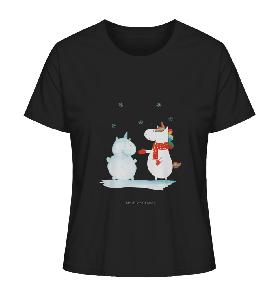 Shirt Damen Einhorn Schneemann T-Shirt, Shirt, Tshirt, Lustiges T-Shirt, T-Shirt mit Spruch, Party, Junggesellenabschied, Jubiläum, Geburstag, Herrn, Damen, Männer, Frauen, Schlafshirt, Nachthemd, Sprüche, Einhorn, Einhörner, Einhorn Deko, Unicorn, Schneemann, Winter, Schnee, Kuchen, Weihnachten, kalt, Mütze, Handschuhe, X-Mas