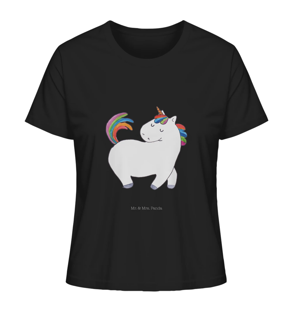 Shirt Damen Einhorn Stolzieren T-Shirt, Shirt, Tshirt, Lustiges T-Shirt, T-Shirt mit Spruch, Party, Junggesellenabschied, Jubiläum, Geburstag, Herrn, Damen, Männer, Frauen, Schlafshirt, Nachthemd, Sprüche, Einhorn, Einhörner, Einhorn Deko, Unicorn, stolz, anders, bunt, Pferd, Reiter, Reiten, Freundin, Geschenk