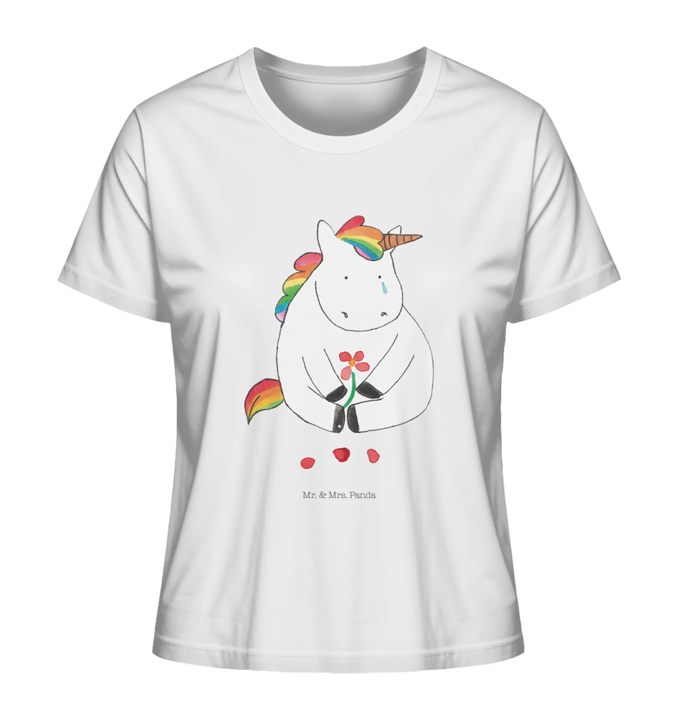 Shirt Damen Einhorn Traurig T-Shirt, Shirt, Tshirt, Lustiges T-Shirt, T-Shirt mit Spruch, Party, Junggesellenabschied, Jubiläum, Geburstag, Herrn, Damen, Männer, Frauen, Schlafshirt, Nachthemd, Sprüche, Einhorn, Einhörner, Einhorn Deko, Unicorn, Glitzer, Trösten. Freundschaft, Freunde, Liebe, Trauer, Grußkarte, Blume