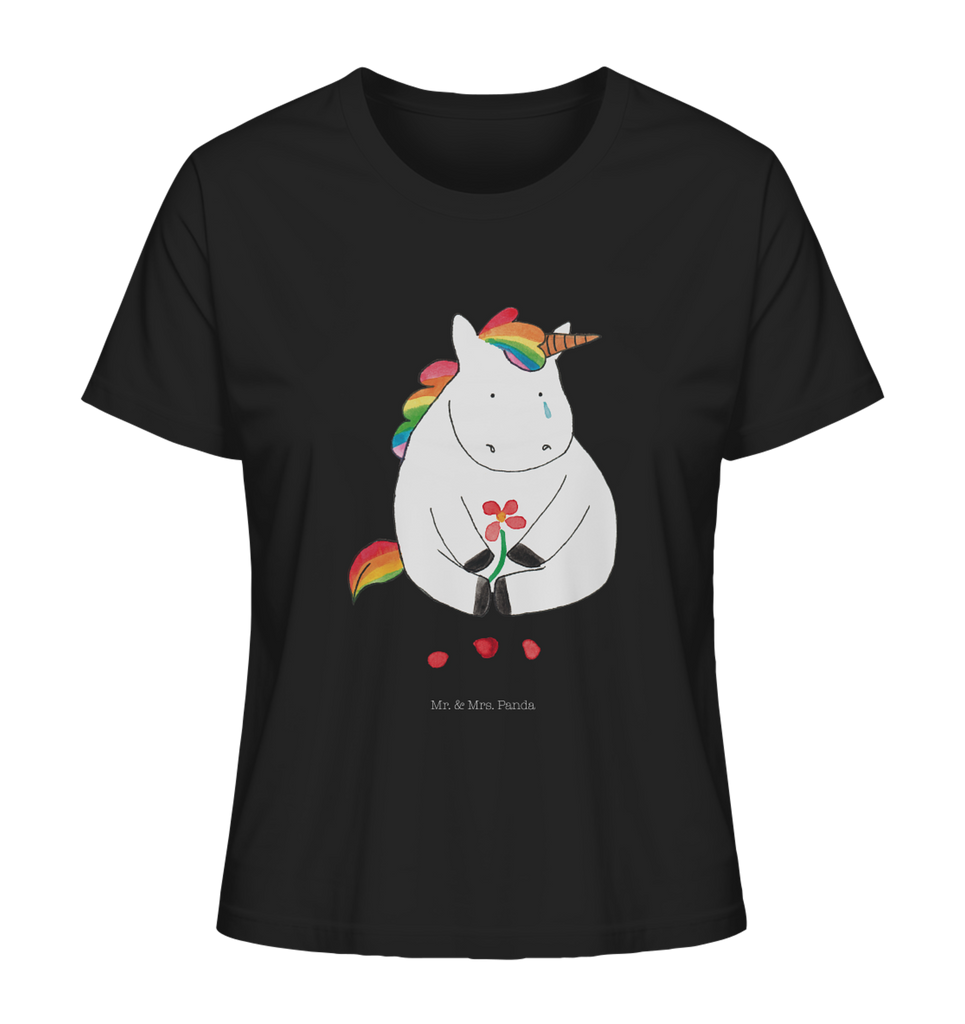 Shirt Damen Einhorn Traurig T-Shirt, Shirt, Tshirt, Lustiges T-Shirt, T-Shirt mit Spruch, Party, Junggesellenabschied, Jubiläum, Geburstag, Herrn, Damen, Männer, Frauen, Schlafshirt, Nachthemd, Sprüche, Einhorn, Einhörner, Einhorn Deko, Pegasus, Unicorn, Glitzer, Trösten. Freundschaft, Freunde, Liebe, Trauer, Grußkarte, Blume