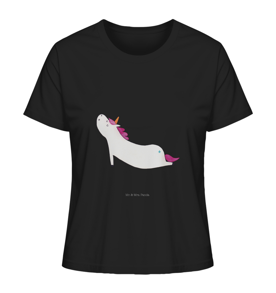 Shirt Damen Einhorn Yoga T-Shirt, Shirt, Tshirt, Lustiges T-Shirt, T-Shirt mit Spruch, Party, Junggesellenabschied, Jubiläum, Geburstag, Herrn, Damen, Männer, Frauen, Schlafshirt, Nachthemd, Sprüche, Einhorn, Einhörner, Einhorn Deko, Pegasus, Unicorn, Yoga, Namaste, Achtsamkeit, Entspannung, Joga, Yogamatte, Sport, lustig, witzig, süß