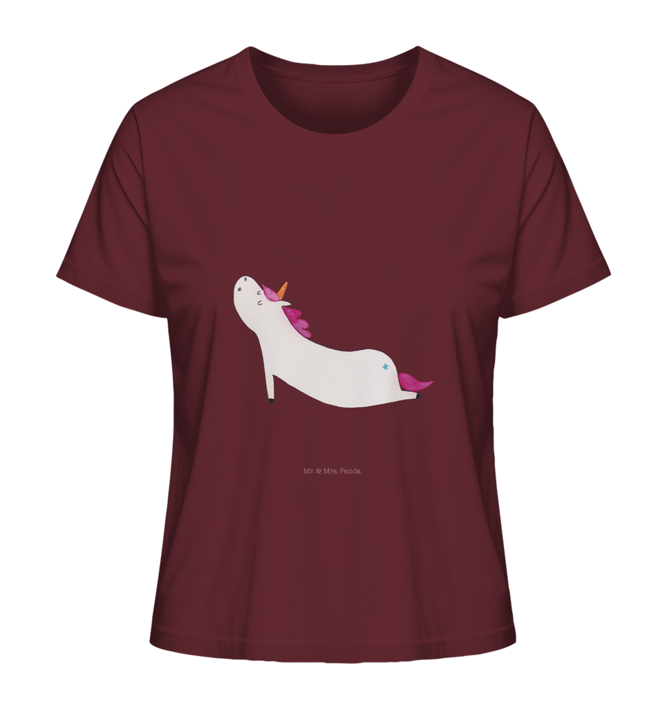 Shirt Damen Einhorn Yoga T-Shirt, Shirt, Tshirt, Lustiges T-Shirt, T-Shirt mit Spruch, Party, Junggesellenabschied, Jubiläum, Geburstag, Herrn, Damen, Männer, Frauen, Schlafshirt, Nachthemd, Sprüche, Einhorn, Einhörner, Einhorn Deko, Pegasus, Unicorn, Yoga, Namaste, Achtsamkeit, Entspannung, Joga, Yogamatte, Sport, lustig, witzig, süß