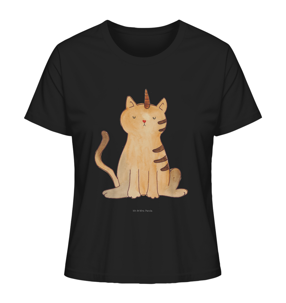 Shirt Damen Einhorn Katze T-Shirt, Shirt, Tshirt, Lustiges T-Shirt, T-Shirt mit Spruch, Party, Junggesellenabschied, Jubiläum, Geburstag, Herrn, Damen, Männer, Frauen, Schlafshirt, Nachthemd, Sprüche, Einhorn, Einhörner, Einhorn Deko, Pegasus, Unicorn, Katzer, Mieze, Regenbogen, Glitzer, Einhornpower, Erwachsenwerden, Katze, Katzenhorn, Einhornkatze, Kittyhorn