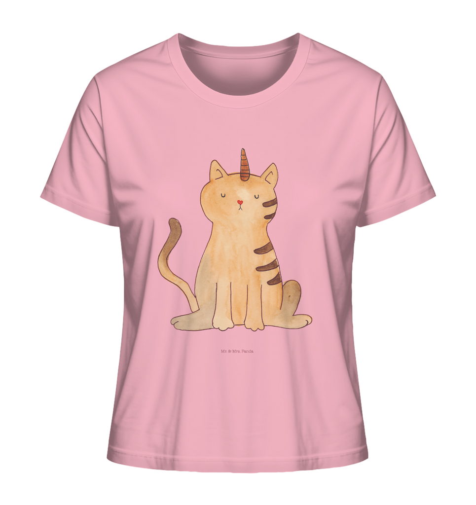 Shirt Damen Einhorn Katze T-Shirt, Shirt, Tshirt, Lustiges T-Shirt, T-Shirt mit Spruch, Party, Junggesellenabschied, Jubiläum, Geburstag, Herrn, Damen, Männer, Frauen, Schlafshirt, Nachthemd, Sprüche, Einhorn, Einhörner, Einhorn Deko, Pegasus, Unicorn, Katzer, Mieze, Regenbogen, Glitzer, Einhornpower, Erwachsenwerden, Katze, Katzenhorn, Einhornkatze, Kittyhorn