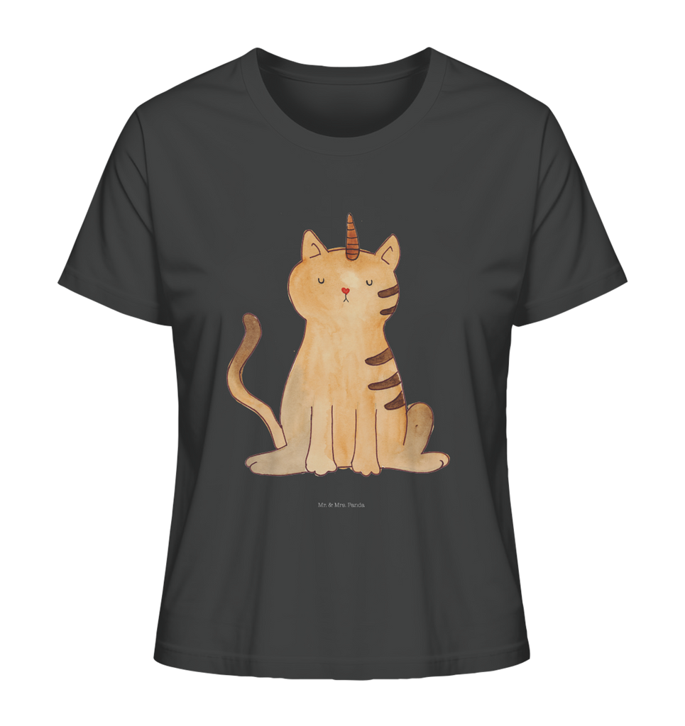 Shirt Damen Einhorn Katze T-Shirt, Shirt, Tshirt, Lustiges T-Shirt, T-Shirt mit Spruch, Party, Junggesellenabschied, Jubiläum, Geburstag, Herrn, Damen, Männer, Frauen, Schlafshirt, Nachthemd, Sprüche, Einhorn, Einhörner, Einhorn Deko, Pegasus, Unicorn, Katzer, Mieze, Regenbogen, Glitzer, Einhornpower, Erwachsenwerden, Katze, Katzenhorn, Einhornkatze, Kittyhorn