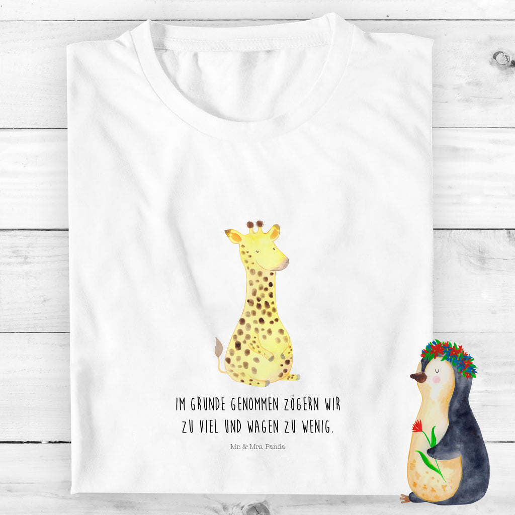 Organic Kinder T-Shirt Giraffe Zufrieden Kinder T-Shirt, Kinder T-Shirt Mädchen, Kinder T-Shirt Jungen, Afrika, Wildtiere, Giraffe, Zufrieden, Glück, Abenteuer