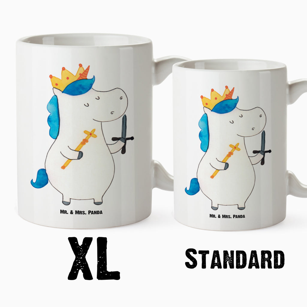 XL Tasse Einhorn König mit Schwert XL Tasse, Große Tasse, Grosse Kaffeetasse, XL Becher, XL Teetasse, spülmaschinenfest, Jumbo Tasse, Groß, Einhorn, Einhörner, Einhorn Deko, Pegasus, Unicorn, König, Ritter, Mittelalter