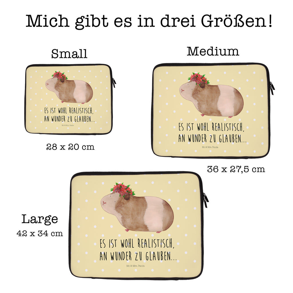 Notebook Tasche Meerschweinchen weise Notebook Tasche, Laptop, Computertasche, Tasche, Notebook-Tasche, Notebook-Reisehülle, Notebook Schutz, Tiermotive, Gute Laune, lustige Sprüche, Tiere, Meerschweinchen, Meerie, Meeries, Wunder, Blumenkind, Realität, Spruch, Weisheit, Motivation, Wunderland