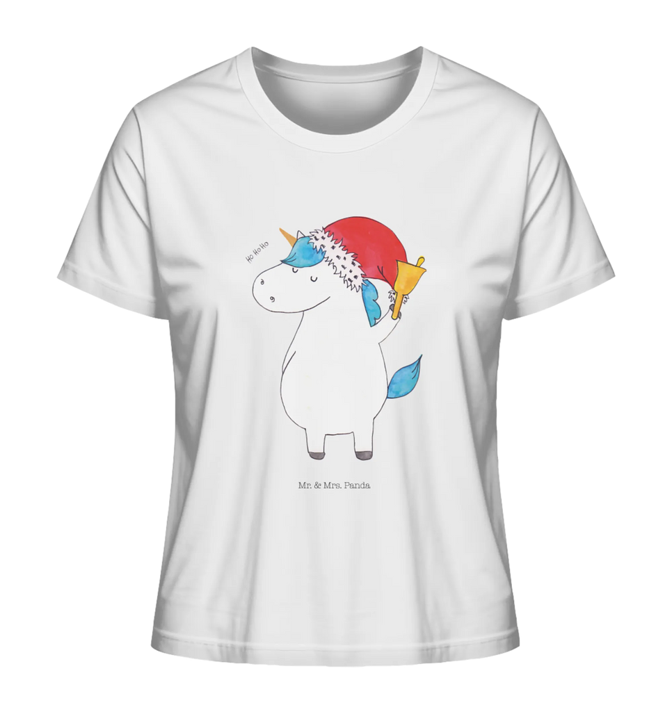 Shirt Damen Einhorn Weihnachtsmann T-Shirt, Shirt, Tshirt, Lustiges T-Shirt, T-Shirt mit Spruch, Party, Junggesellenabschied, Jubiläum, Geburstag, Herrn, Damen, Männer, Frauen, Schlafshirt, Nachthemd, Sprüche, Einhorn, Einhörner, Einhorn Deko, Unicorn, Gin, Schokolade, Schoki, Weihnachten, Weihnachtsmann, Nikolaus, Wunschzettel, Wunschliste, Feenstaub