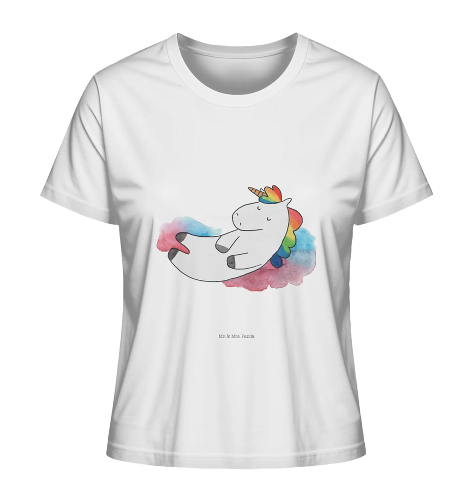 Shirt Damen Einhorn Wolke 7 T-Shirt, Shirt, Tshirt, Lustiges T-Shirt, T-Shirt mit Spruch, Party, Junggesellenabschied, Jubiläum, Geburstag, Herrn, Damen, Männer, Frauen, Schlafshirt, Nachthemd, Sprüche, Einhorn, Einhörner, Einhorn Deko, Unicorn, verliebt, Menschen, witzig, lustig, Geschenk, Glaube, Realität, Lächeln