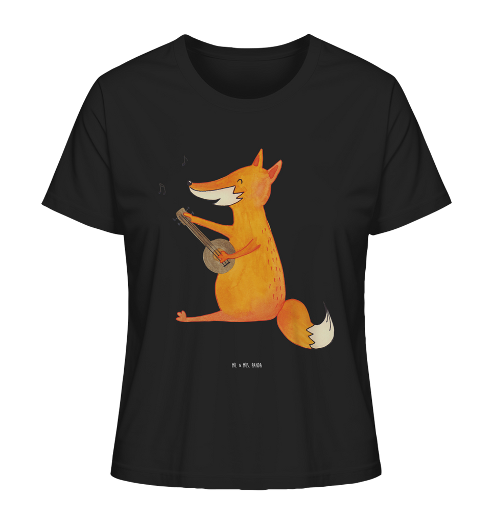 Shirt Damen Fuchs Gitarre T-Shirt, Shirt, Tshirt, Lustiges T-Shirt, T-Shirt mit Spruch, Party, Junggesellenabschied, Jubiläum, Geburstag, Herrn, Damen, Männer, Frauen, Schlafshirt, Nachthemd, Sprüche, Fuchs, Füchse, Geschenk Musiker, Musik Spruch, Musikerin, Sänger, Sängerin, Gitarre