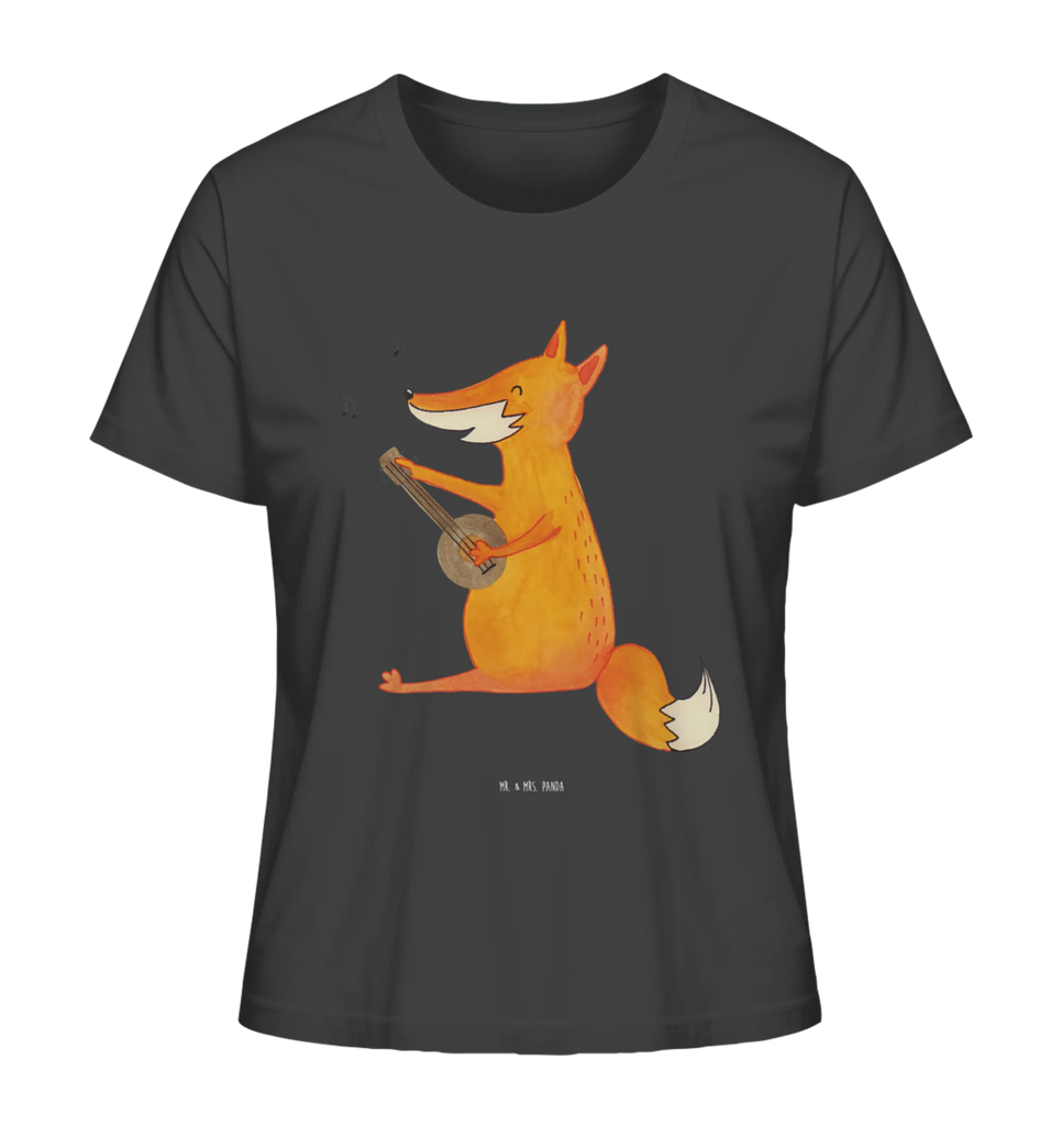 Shirt Damen Fuchs Gitarre T-Shirt, Shirt, Tshirt, Lustiges T-Shirt, T-Shirt mit Spruch, Party, Junggesellenabschied, Jubiläum, Geburstag, Herrn, Damen, Männer, Frauen, Schlafshirt, Nachthemd, Sprüche, Fuchs, Füchse, Geschenk Musiker, Musik Spruch, Musikerin, Sänger, Sängerin, Gitarre