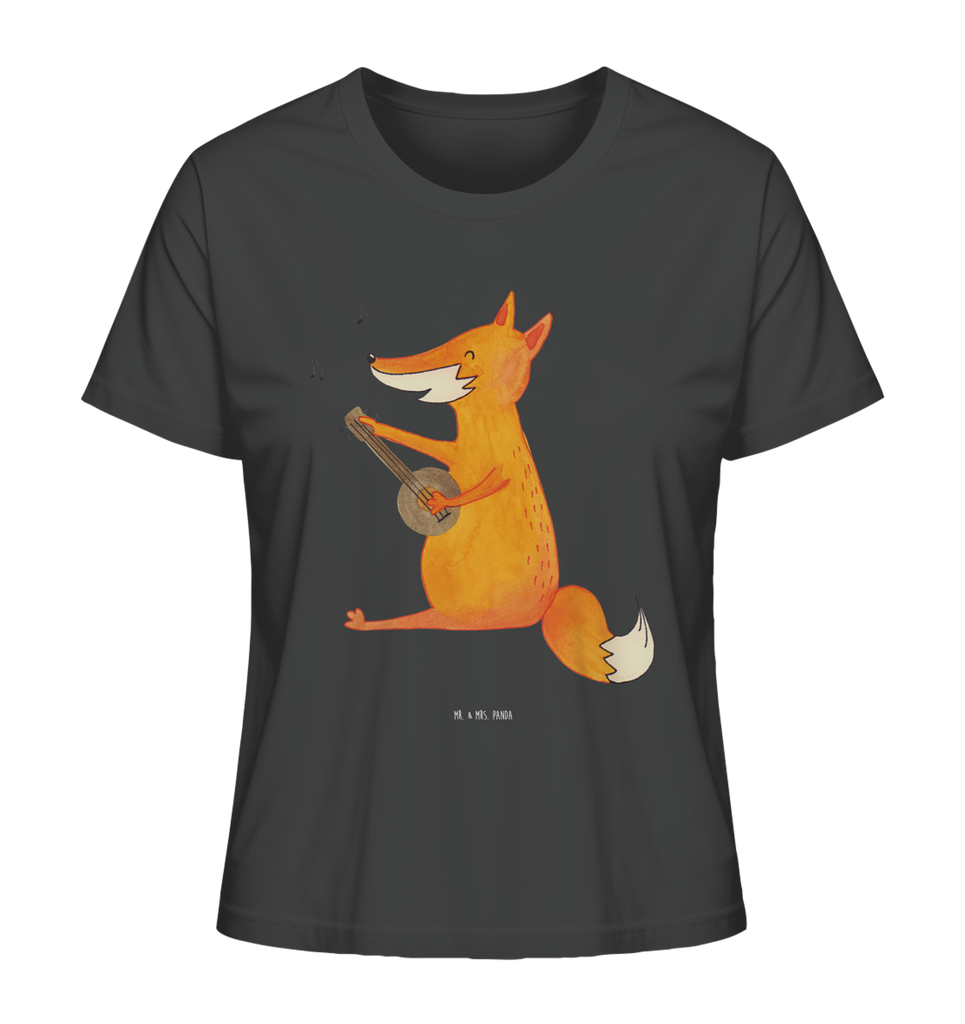 Shirt Damen Fuchs Gitarre T-Shirt, Shirt, Tshirt, Lustiges T-Shirt, T-Shirt mit Spruch, Party, Junggesellenabschied, Jubiläum, Geburstag, Herrn, Damen, Männer, Frauen, Schlafshirt, Nachthemd, Sprüche, Fuchs, Füchse, Geschenk Musiker, Musik Spruch, Musikerin, Sänger, Sängerin, Gitarre