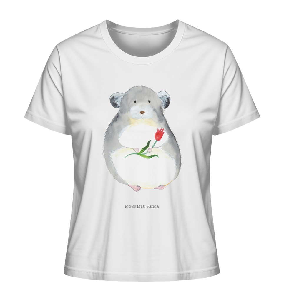 Shirt Damen Chinchilla Blume T-Shirt, Shirt, Tshirt, Lustiges T-Shirt, T-Shirt mit Spruch, Party, Junggesellenabschied, Jubiläum, Geburstag, Herrn, Damen, Männer, Frauen, Schlafshirt, Nachthemd, Sprüche, Tiermotive, Gute Laune, lustige Sprüche, Tiere, Chinchilla, Chinchillas, Liebeskummer, Kummer, Depressionen, traurig sein, Chaos, Glücklichsein, Büro, Büroalltag