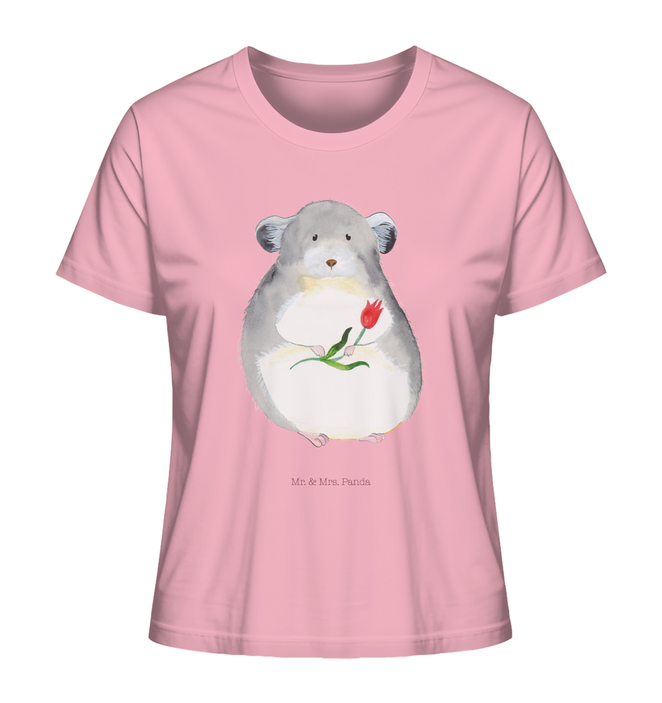 Shirt Damen Chinchilla Blume T-Shirt, Shirt, Tshirt, Lustiges T-Shirt, T-Shirt mit Spruch, Party, Junggesellenabschied, Jubiläum, Geburstag, Herrn, Damen, Männer, Frauen, Schlafshirt, Nachthemd, Sprüche, Tiermotive, Gute Laune, lustige Sprüche, Tiere, Chinchilla, Chinchillas, Liebeskummer, Kummer, Depressionen, traurig sein, Chaos, Glücklichsein, Büro, Büroalltag