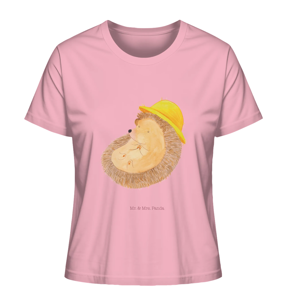 Shirt Damen Igel Beten T-Shirt, Shirt, Tshirt, Lustiges T-Shirt, T-Shirt mit Spruch, Party, Junggesellenabschied, Jubiläum, Geburstag, Herrn, Damen, Männer, Frauen, Schlafshirt, Nachthemd, Sprüche, Tiermotive, Gute Laune, lustige Sprüche, Tiere, Igel, Igel mit Hut, Sonnenhut, Gott, Amen, beten, Leben, Dankbarkeit, Dankbar sein, dankbar, genießen