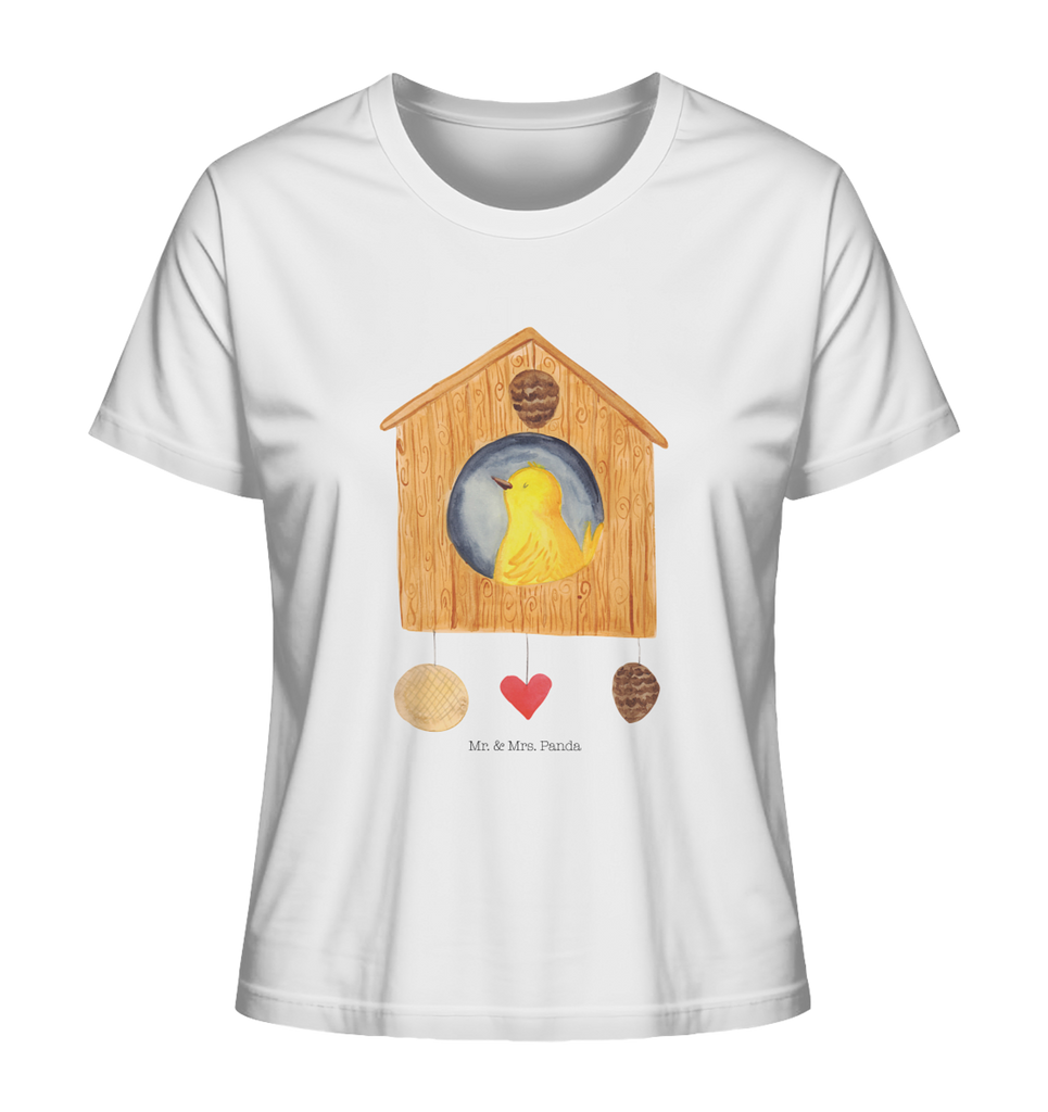 Shirt Damen Vogelhaus Home T-Shirt, Shirt, Tshirt, Lustiges T-Shirt, T-Shirt mit Spruch, Party, Junggesellenabschied, Jubiläum, Geburstag, Herrn, Damen, Männer, Frauen, Schlafshirt, Nachthemd, Sprüche, Tiermotive, Gute Laune, lustige Sprüche, Tiere, Vogelhaus, Vogel, Home sweet Home, Einzug, Umzug, Geschenk, Einzugsgeschenk, Hausbau, Haus