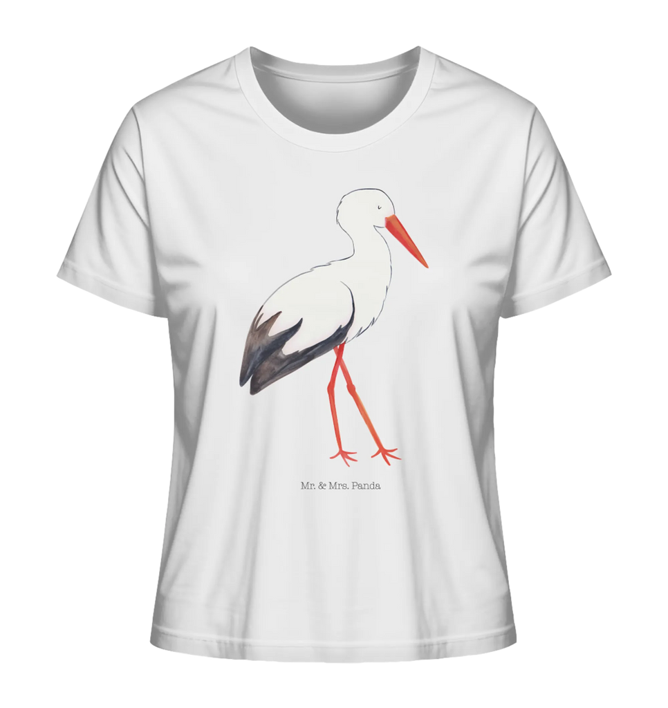 Shirt Damen Storch T-Shirt, Shirt, Tshirt, Lustiges T-Shirt, T-Shirt mit Spruch, Party, Junggesellenabschied, Jubiläum, Geburstag, Herrn, Damen, Männer, Frauen, Schlafshirt, Nachthemd, Sprüche, Tiermotive, Gute Laune, lustige Sprüche, Tiere, Storch, Störche, Schwangerschaft, Geburt, Mutter, Mütter, Mutter werden, Schwanger, Babybauch, Baby