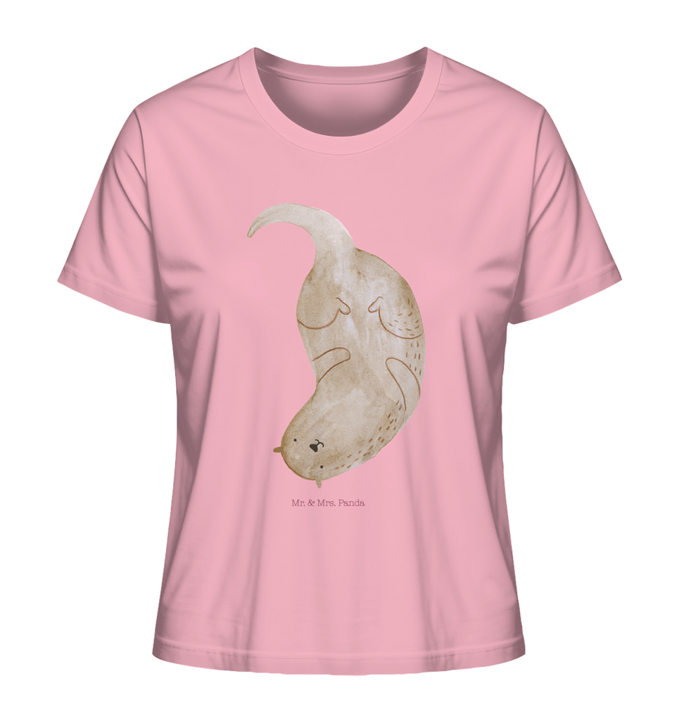 Shirt Damen Otter Kopfüber T-Shirt, Shirt, Tshirt, Lustiges T-Shirt, T-Shirt mit Spruch, Party, Junggesellenabschied, Jubiläum, Geburstag, Herrn, Damen, Männer, Frauen, Schlafshirt, Nachthemd, Sprüche, Otter, Fischotter, Seeotter, Otter Seeotter See Otter