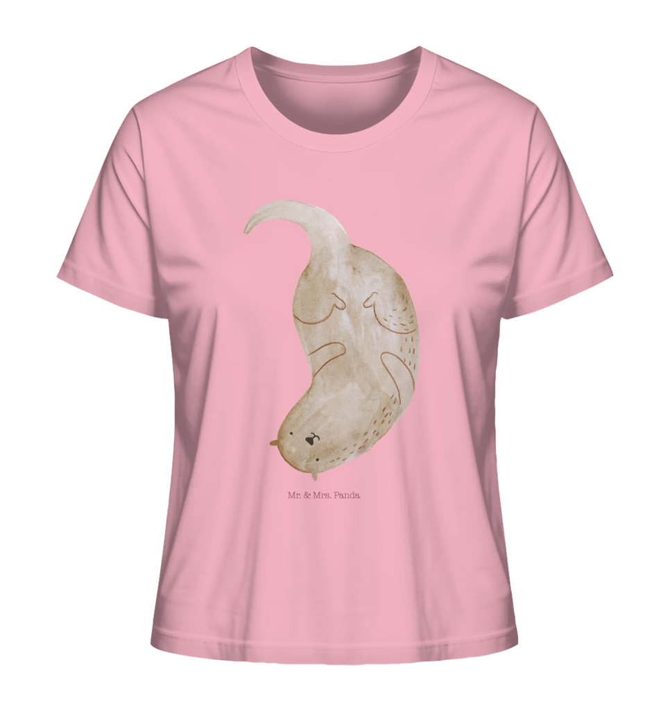 Shirt Damen Otter Kopfüber T-Shirt, Shirt, Tshirt, Lustiges T-Shirt, T-Shirt mit Spruch, Party, Junggesellenabschied, Jubiläum, Geburstag, Herrn, Damen, Männer, Frauen, Schlafshirt, Nachthemd, Sprüche, Otter, Fischotter, Seeotter, Otter Seeotter See Otter