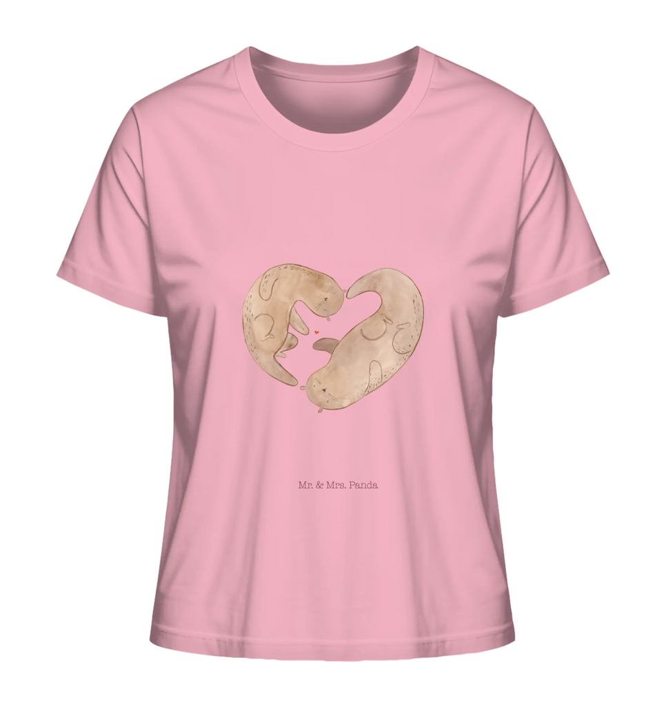 Shirt Damen Otter Herz T-Shirt, Shirt, Tshirt, Lustiges T-Shirt, T-Shirt mit Spruch, Party, Junggesellenabschied, Jubiläum, Geburstag, Herrn, Damen, Männer, Frauen, Schlafshirt, Nachthemd, Sprüche, Otter, Fischotter, Seeotter, Liebe, Herz, Liebesbeweis, Liebesgeschenk, Bessere Hälfte, Love you, Jahrestag, Hochzeitstag, Verlobung, gemeinsames Leben