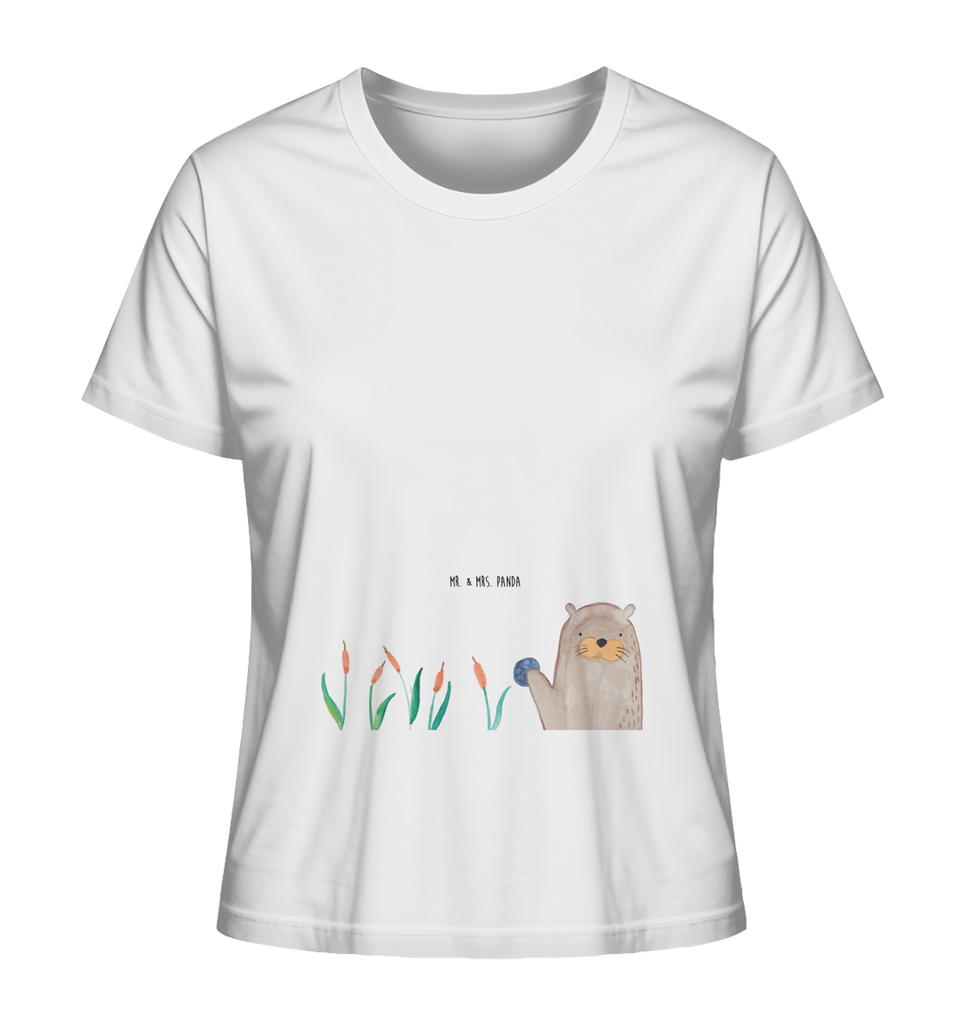 Shirt Damen Otter Stein T-Shirt, Shirt, Tshirt, Lustiges T-Shirt, T-Shirt mit Spruch, Party, Junggesellenabschied, Jubiläum, Geburstag, Herrn, Damen, Männer, Frauen, Schlafshirt, Nachthemd, Sprüche, Otter, Fischotter, Seeotter, Otter Seeotter See Otter