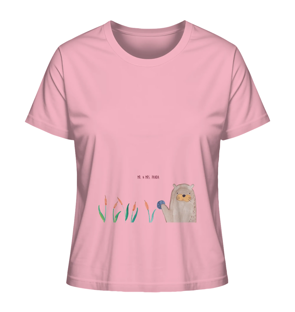 Shirt Damen Otter Stein T-Shirt, Shirt, Tshirt, Lustiges T-Shirt, T-Shirt mit Spruch, Party, Junggesellenabschied, Jubiläum, Geburstag, Herrn, Damen, Männer, Frauen, Schlafshirt, Nachthemd, Sprüche, Otter, Fischotter, Seeotter, Otter Seeotter See Otter