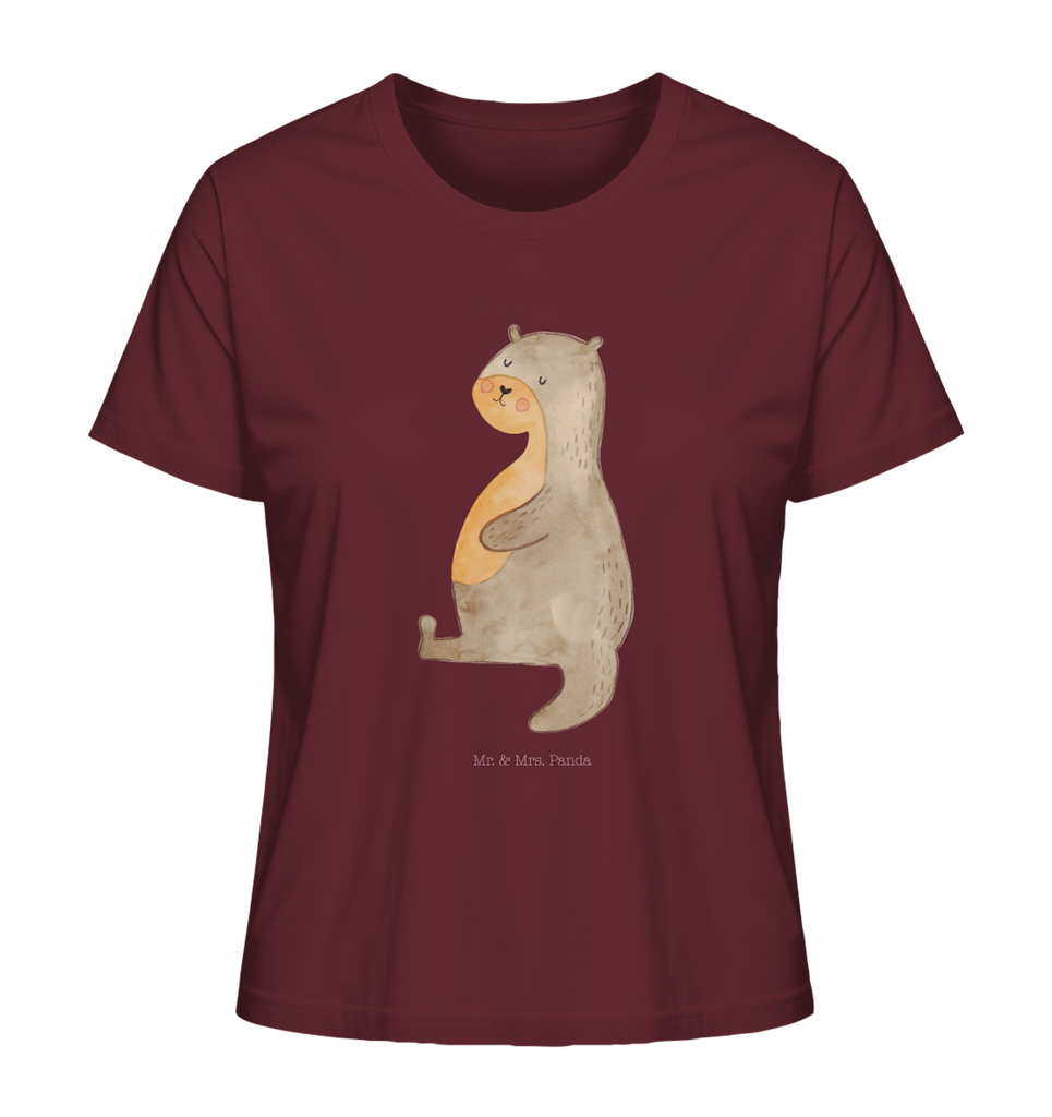 Shirt Damen Otter Bauch T-Shirt, Shirt, Tshirt, Lustiges T-Shirt, T-Shirt mit Spruch, Party, Junggesellenabschied, Jubiläum, Geburstag, Herrn, Damen, Männer, Frauen, Schlafshirt, Nachthemd, Sprüche, Otter, Fischotter, Seeotter, Otter Seeotter See Otter