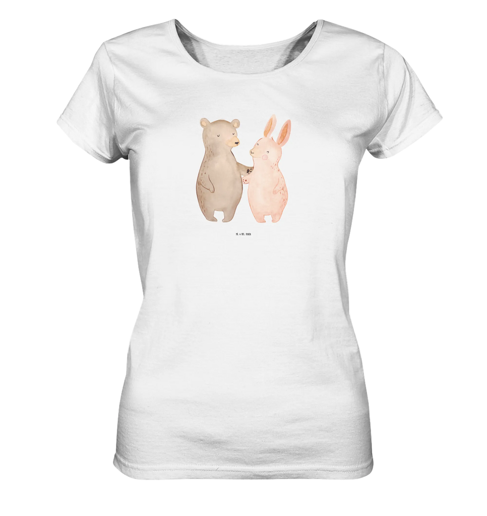 Shirt Damen Bär Hase Umarmen T-Shirt, Shirt, Tshirt, Lustiges T-Shirt, T-Shirt mit Spruch, Party, Junggesellenabschied, Jubiläum, Geburstag, Herrn, Damen, Männer, Frauen, Schlafshirt, Nachthemd, Sprüche, Liebe, Partner, Freund, Freundin, Ehemann, Ehefrau, Heiraten, Verlobung, Heiratsantrag, Liebesgeschenk, Jahrestag, Hocheitstag, Freunde, bester Freund, Hase, Bär, Bärchen, best friends