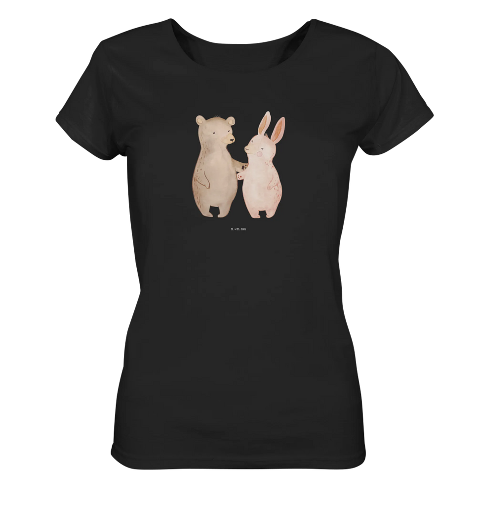 Shirt Damen Bär Hase Umarmen T-Shirt, Shirt, Tshirt, Lustiges T-Shirt, T-Shirt mit Spruch, Party, Junggesellenabschied, Jubiläum, Geburstag, Herrn, Damen, Männer, Frauen, Schlafshirt, Nachthemd, Sprüche, Liebe, Partner, Freund, Freundin, Ehemann, Ehefrau, Heiraten, Verlobung, Heiratsantrag, Liebesgeschenk, Jahrestag, Hocheitstag, Freunde, bester Freund, Hase, Bär, Bärchen, best friends