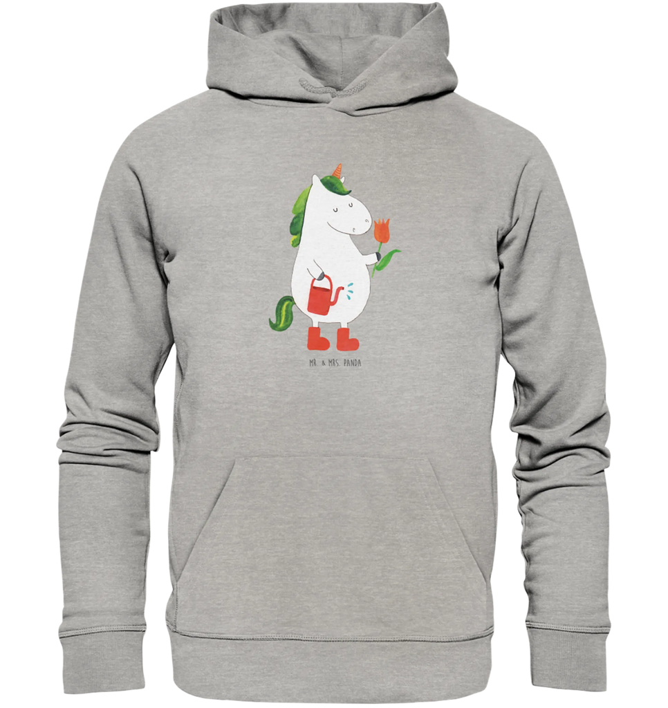 Organic Hoodie Einhorn Gärtner Hoodie, Öko-Hoodie, Kapuzenpullover, Unisex, Männer Hoodie, Frauen Hoodie, Männer Kapuzenpullover, Frauen Kapuzenpullover, Oberteil, Einhorn, Einhörner, Einhorn Deko, Pegasus, Unicorn, Luftballon, Gießkanne, Giesskanne, Lebenslust, Freude, Blume, Freundin, Garten, Stiefel