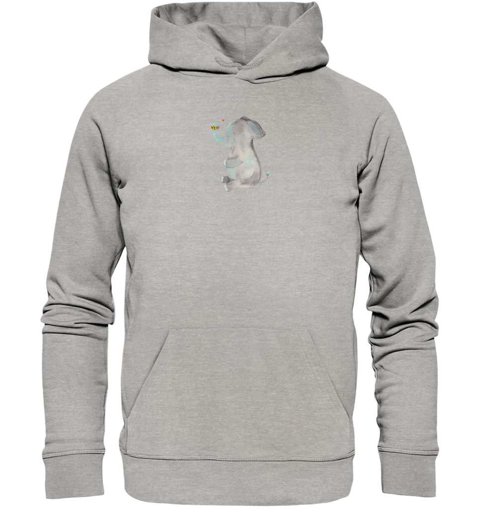 Organic Hoodie Elefant Biene Hoodie, Öko-Hoodie, Kapuzenpullover, Unisex, Männer Hoodie, Frauen Hoodie, Männer Kapuzenpullover, Frauen Kapuzenpullover, Oberteil, Tiermotive, Gute Laune, lustige Sprüche, Tiere, Elefant, Biene, Liebe, Liebesbeweis, Jahrestag, Liebesgeschenk, Heiratsantrag, Hochzeitsgeschenk, Liebesspruch