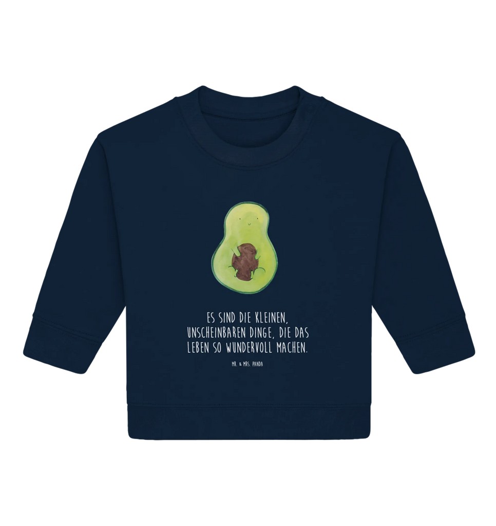 Organic Baby Pullover Avocado Kern Baby Bullover, Baby Sweatshirt, Avocado, Veggie, Vegan, Gesund, Avokado, Avocadokern, Kern, Pflanze, Spruch Leben