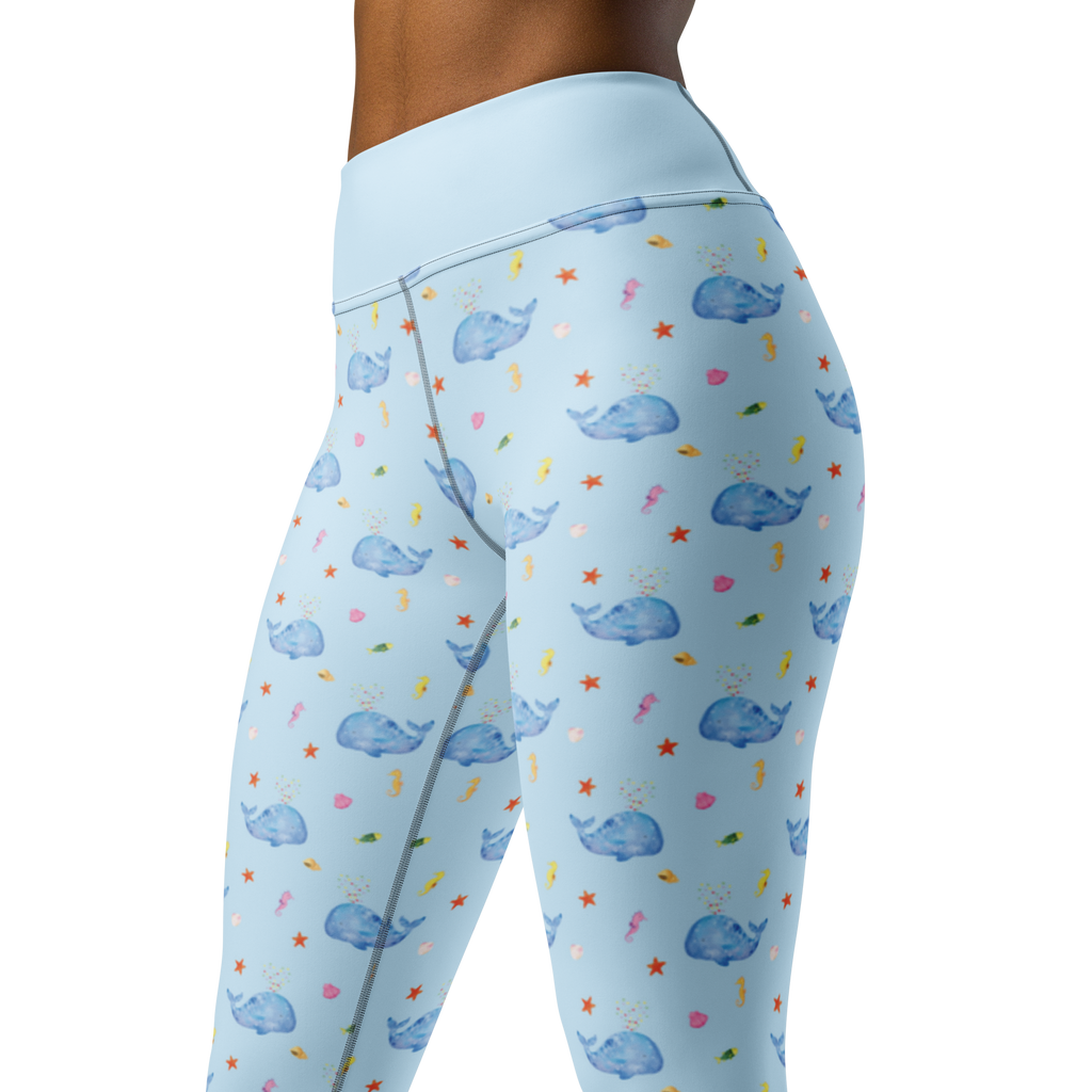 Yogahose Wal Konfetti Muster Yogapants, Yogaleggings, Yogaleggins, Yogahose Damen, Yogahose, Frauen, Yogahose Mädchen, Yogahose Kinder, Yogahose Herren, Yogahose Männer, Meerestiere, Meer, Urlaub, Wal, Konfetti, Wale, Motivation, Neuanfang, Trennung, Diät, Abnehmen, Neustart, Lebensabschnitt, Geburtstag