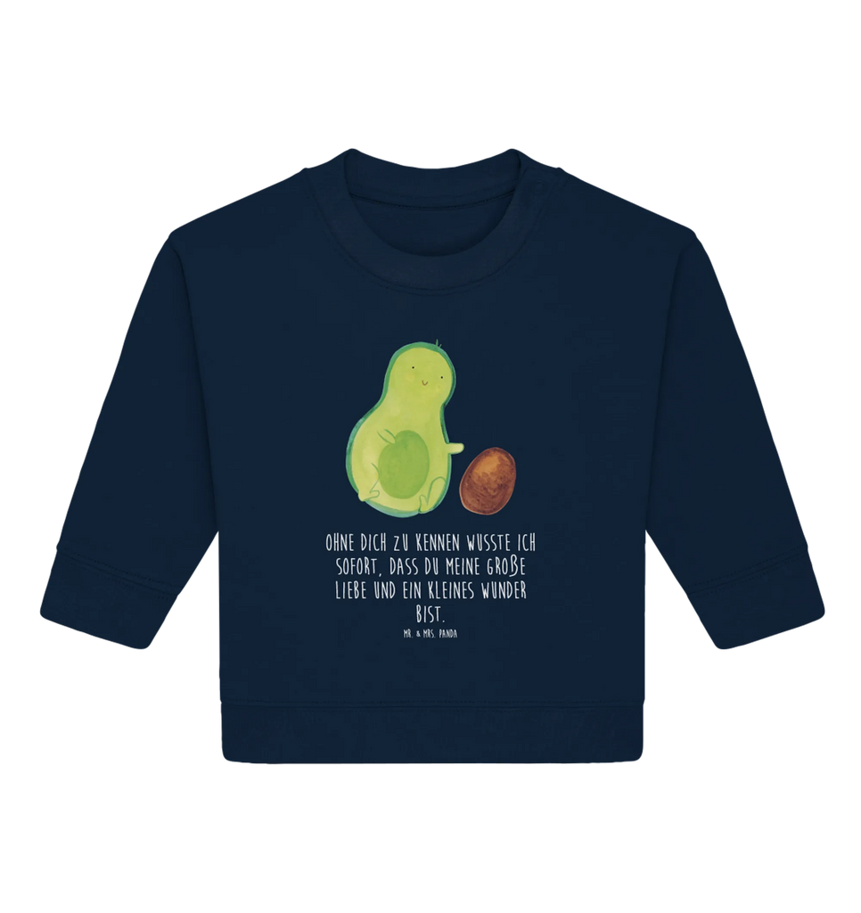 Organic Baby Pullover Avocado Kern rollt Baby Bullover, Baby Sweatshirt, Avocado, Veggie, Vegan, Gesund, Avocados, Schwanger, Geburt, Geburtstag, Säugling, Kind, erstes Kind, zur Geburt, Schwangerschaft, Babyparty, Baby, große Liebe, Liebe, Love