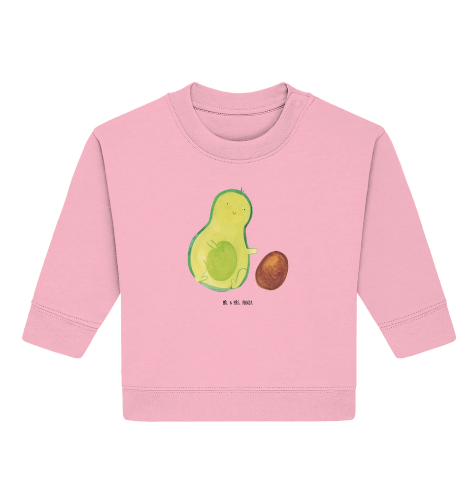 Organic Baby Pullover Avocado Kern rollt Baby Bullover, Baby Sweatshirt, Avocado, Veggie, Vegan, Gesund, Avocados, Schwanger, Geburt, Geburtstag, Säugling, Kind, erstes Kind, zur Geburt, Schwangerschaft, Babyparty, Baby, große Liebe, Liebe, Love