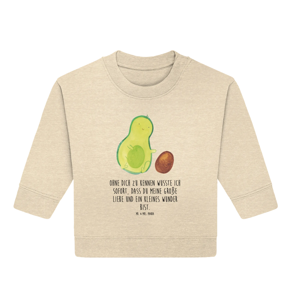 Organic Baby Pullover Avocado Kern rollt Baby Bullover, Baby Sweatshirt, Avocado, Veggie, Vegan, Gesund, Avocados, Schwanger, Geburt, Geburtstag, Säugling, Kind, erstes Kind, zur Geburt, Schwangerschaft, Babyparty, Baby, große Liebe, Liebe, Love